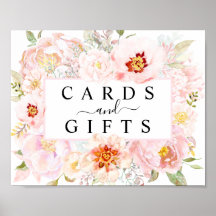 Rosas - Sinal de Peony Blush Pink Cards & Gifts
