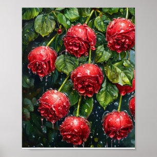 Poster Rosas vermelhas