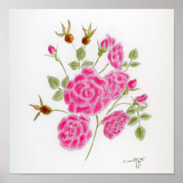 Poster Rosas vermelhas