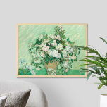 Poster Rosas Vincent van Gogh<br><div class="desc">Rosas de pintura floral de belas artes por Vincent van Gogh</div>