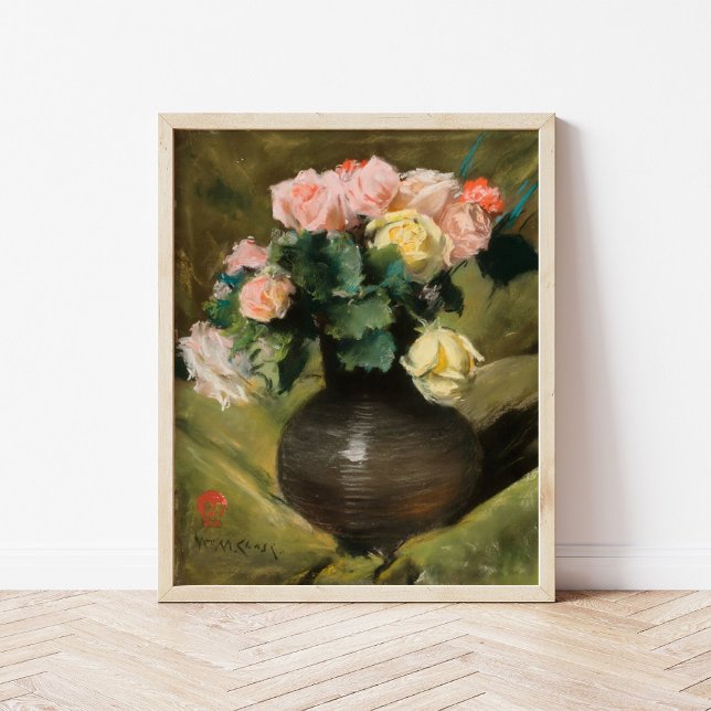 Poster Rosas | William Merritt Chase (Criador carregado)