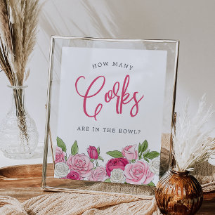 Poster Rosé Garden "Quantos Corcos" - Sinal de Jogo