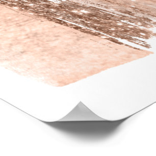 Póster Rose gold Wall Art