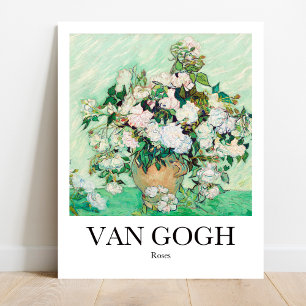 Poster Roses by Vincent van Gogh