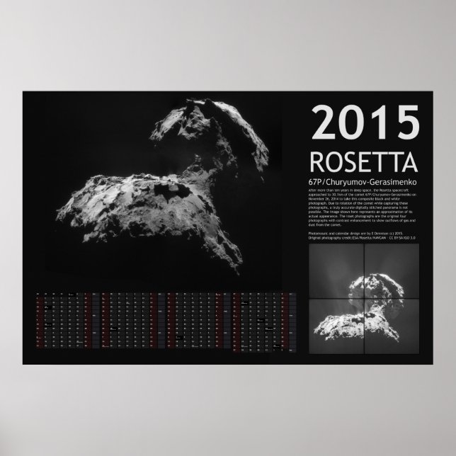 Póster Rosetta 2015 (Frente)