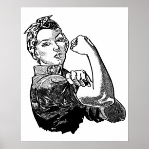 Poster Rosie, A Feminista Do Rodapé (Transparente-Sem-Pr
