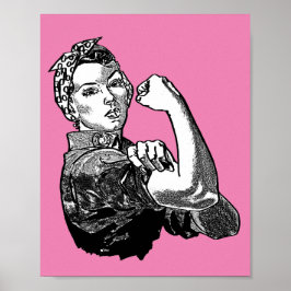Poster Rosie, A Feminista Ribeira (Rosa)