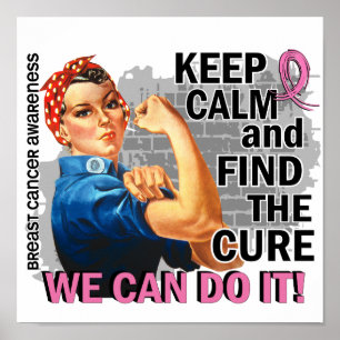 Póster Rosie mantem o peito calmo Cancer.png