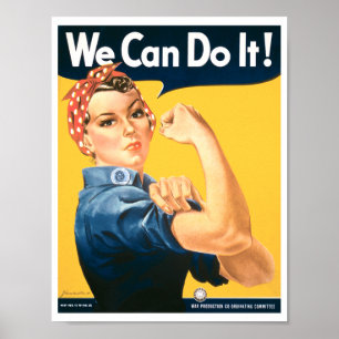 Póster Rosie o rebitador nós podemos fazê-lo