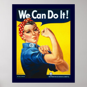 Poster Rosie o vintage do rebitador