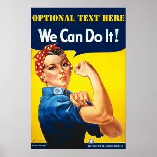 Póster Rosie personalizado o rebitador