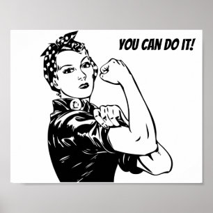 Poster Rosie Riveter, você pode fazer isso