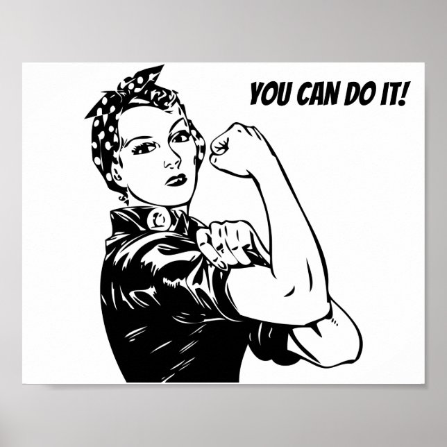 Poster Rosie Riveter, você pode fazer isso (Frente)