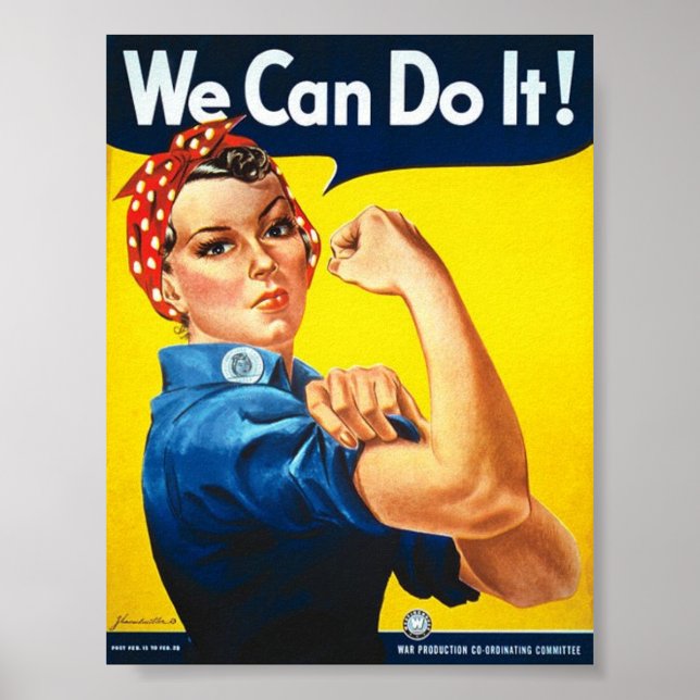 Póster Rosie the Riveter (Frente)