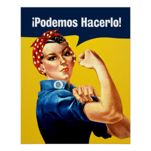 Póster Rosie the Riveter POSTER Espanhol espanhol