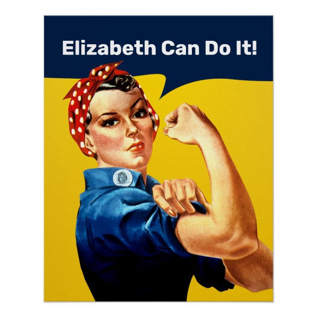 Póster Rosie the Riveter | POSTER | Personalizar (Frente)