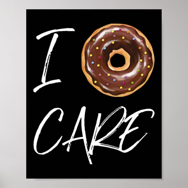 Poster Rosquinha Cuida Engraçado Piada De Noz (Frente)