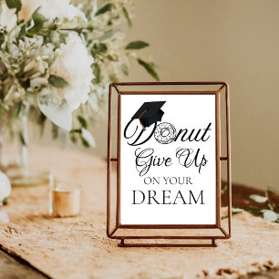 Poster Rosquinha desiste da rosquinha de Graduação dos se