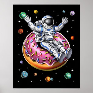 Poster Rosquinha do Astronauta Espacial