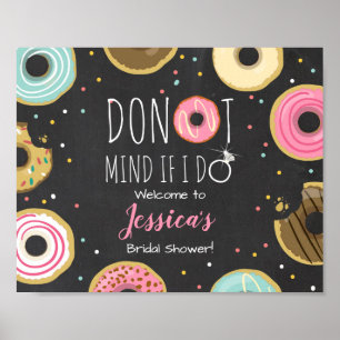 Poster Rosquinha Mente Se Eu Me Dar Bem-Vindo Assinar Chá