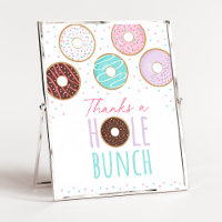 Rosquinha Rosa Obrigado Um Sinal de Aniversário Bu