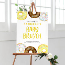 Rosquinhas Amarelas e Chocolate Baby Brunch