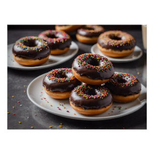 Póster Rosquinhas de chocolate