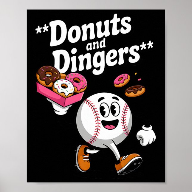Poster Rosquinhas E Dingers Vendem Rosquinha Humor Do Ven (Frente)