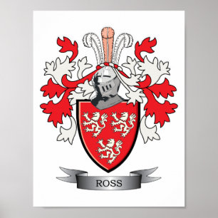 Poster Ross Family Crest Coat of Arms