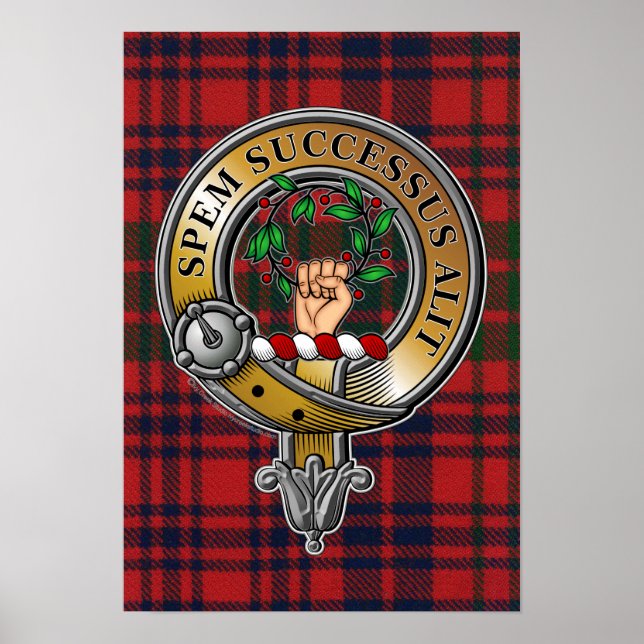 Poster Ross Tartan & Crachá (Frente)