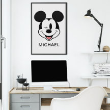 Rosto Adormecido do Rato Disney Mickey Personaliza