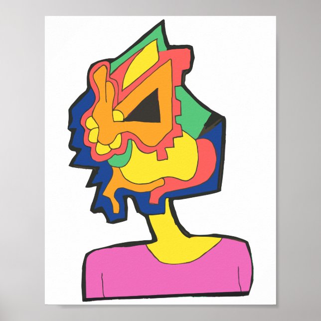 Poster Rosto de Coelho (Frente)