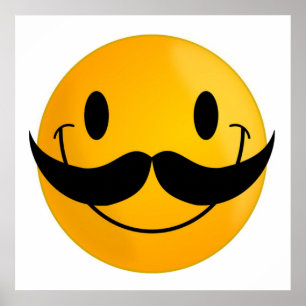 PÓSTER ROSTO DE MUSTACHE