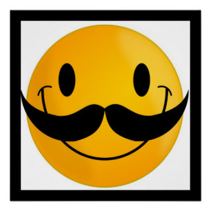 PÓSTER ROSTO DE MUSTACHE