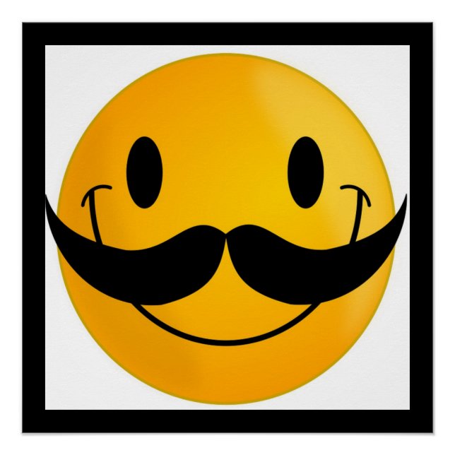 PÓSTER ROSTO DE MUSTACHE (Frente)
