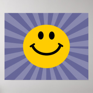 Póster Rosto Feliz