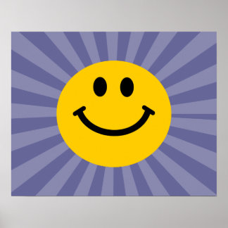 Póster Rosto Feliz