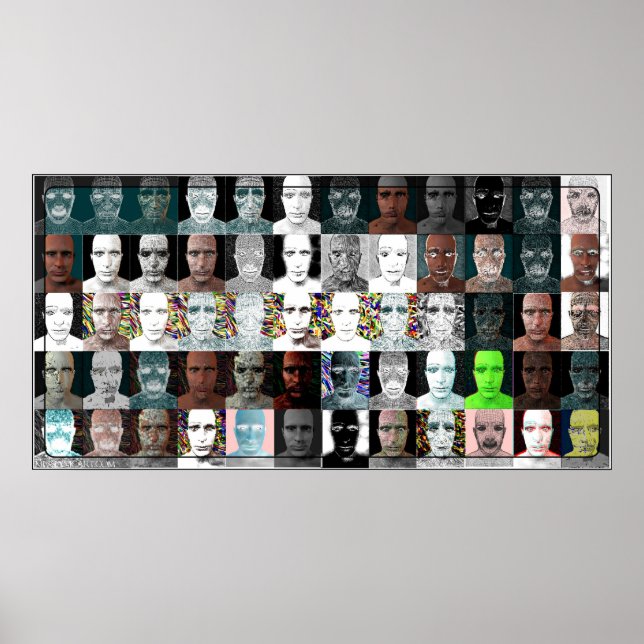 Poster Rostos (Frente)
