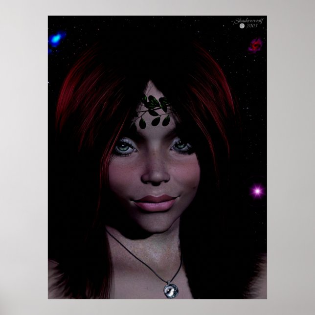 Póster Rostos da Deusa - A Maiden (Frente)