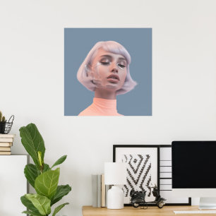 Poster Rostos em Moda