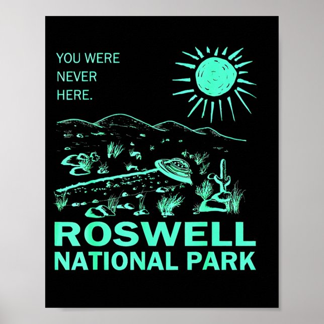 Poster Roswell National Park New Mexico  (Frente)