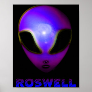 Poster Roswell Novo México Alien