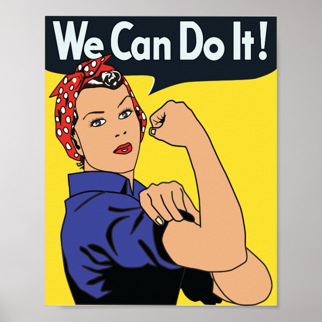 Poster Rosy The Riveter (Frente)