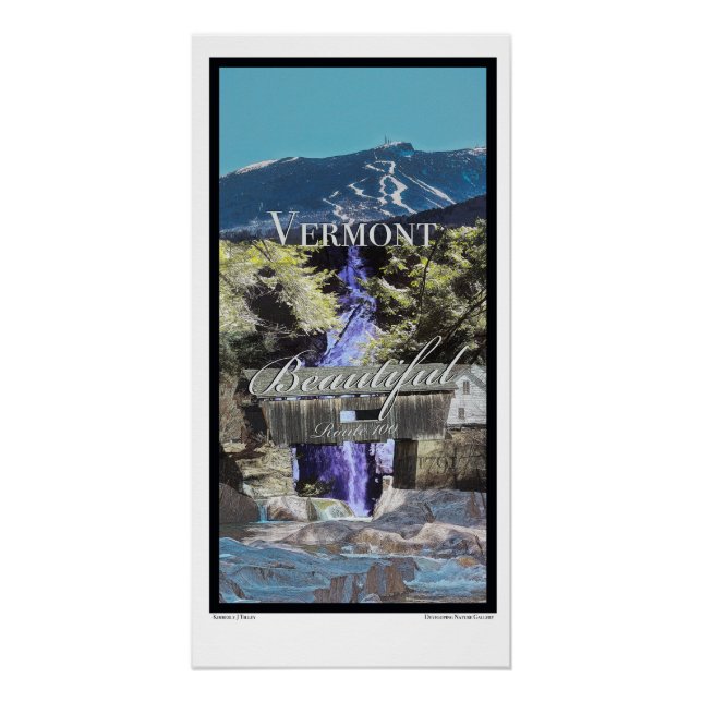 Póster Rota 100, Vermont (Frente)