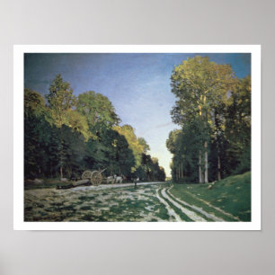 Póster Rota de Chailly de Claude Monet  , Fontainebleau