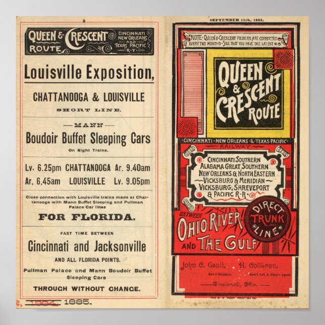 Póster Rota Rainha e Crescente (Frente)