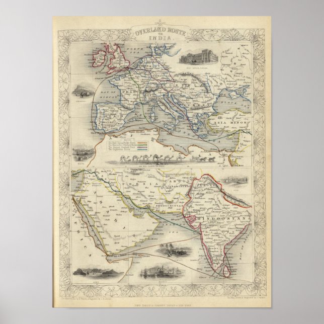 Póster Rota Superterrestre Para A Índia (Frente)