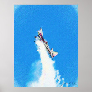 Póster Rotação da borda de faca