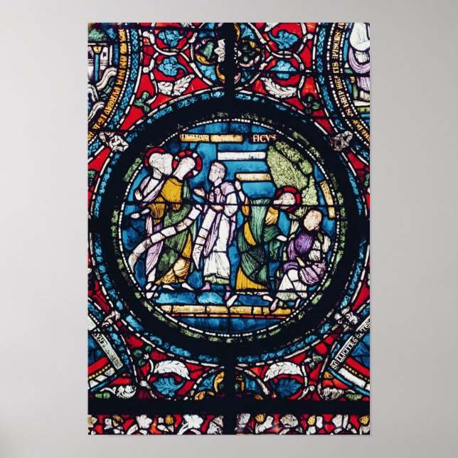 Póster Rotal que representa a parábola da árvore de figo (Frente)