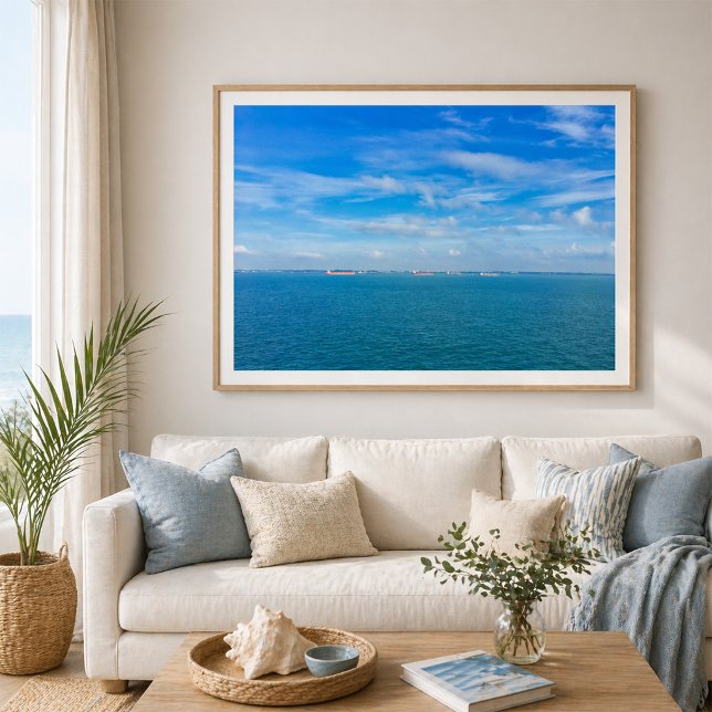 Poster Rotas de Navegação do Estreito de Singapura com Na (Criador carregado)